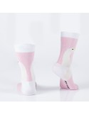 Pink men\'s socks with a duck SM34 - Online store - Boutique